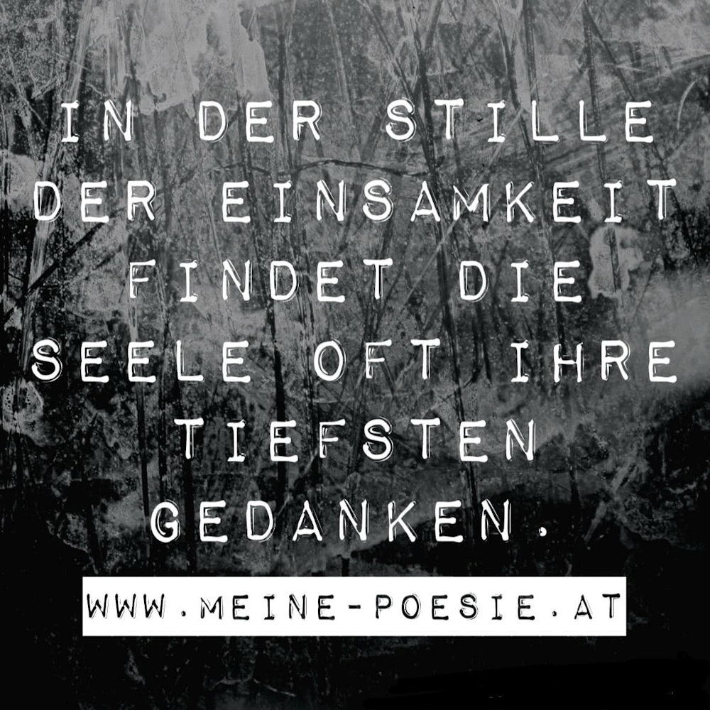 Die Stille der Einsamkeit