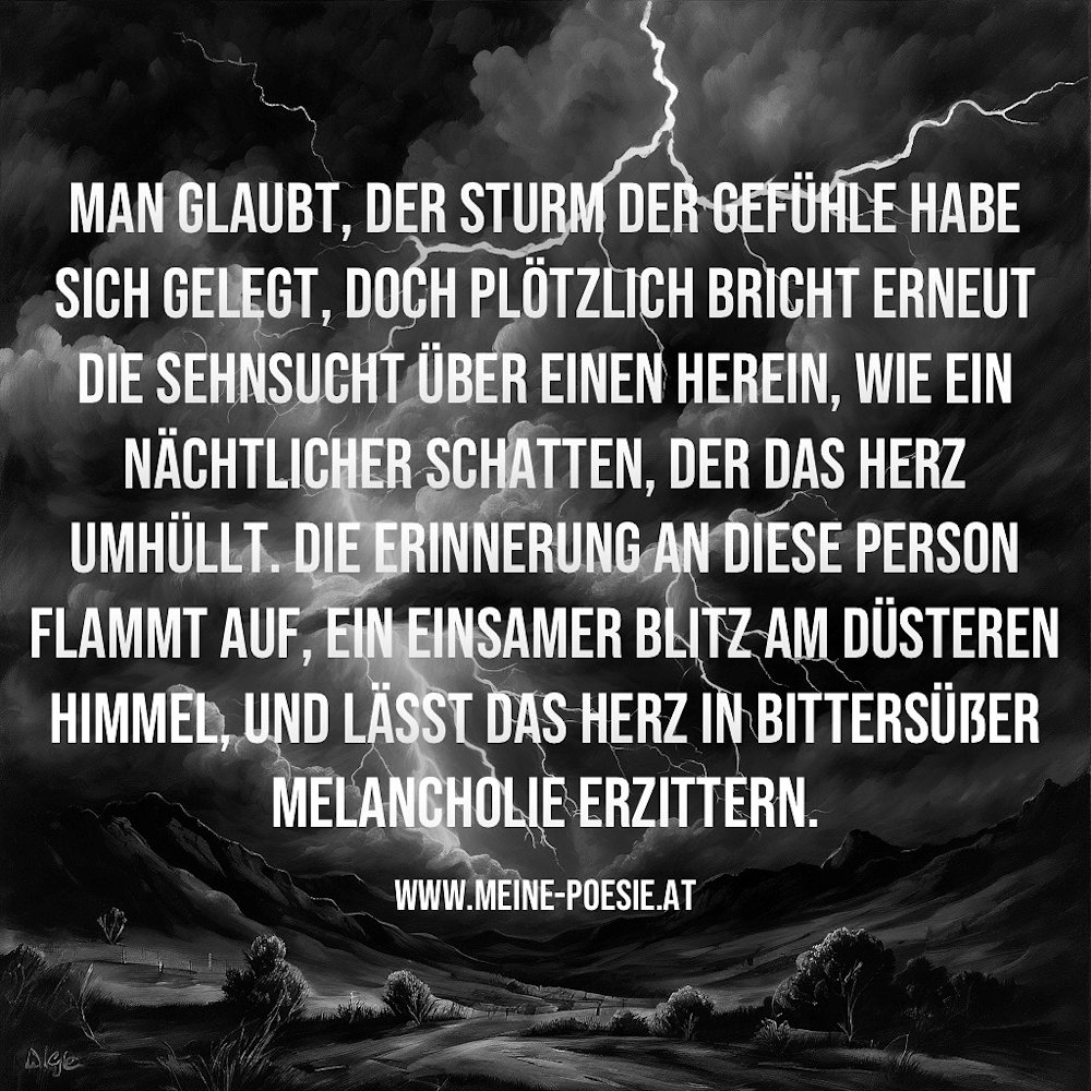 Der Sturm der Gefühle