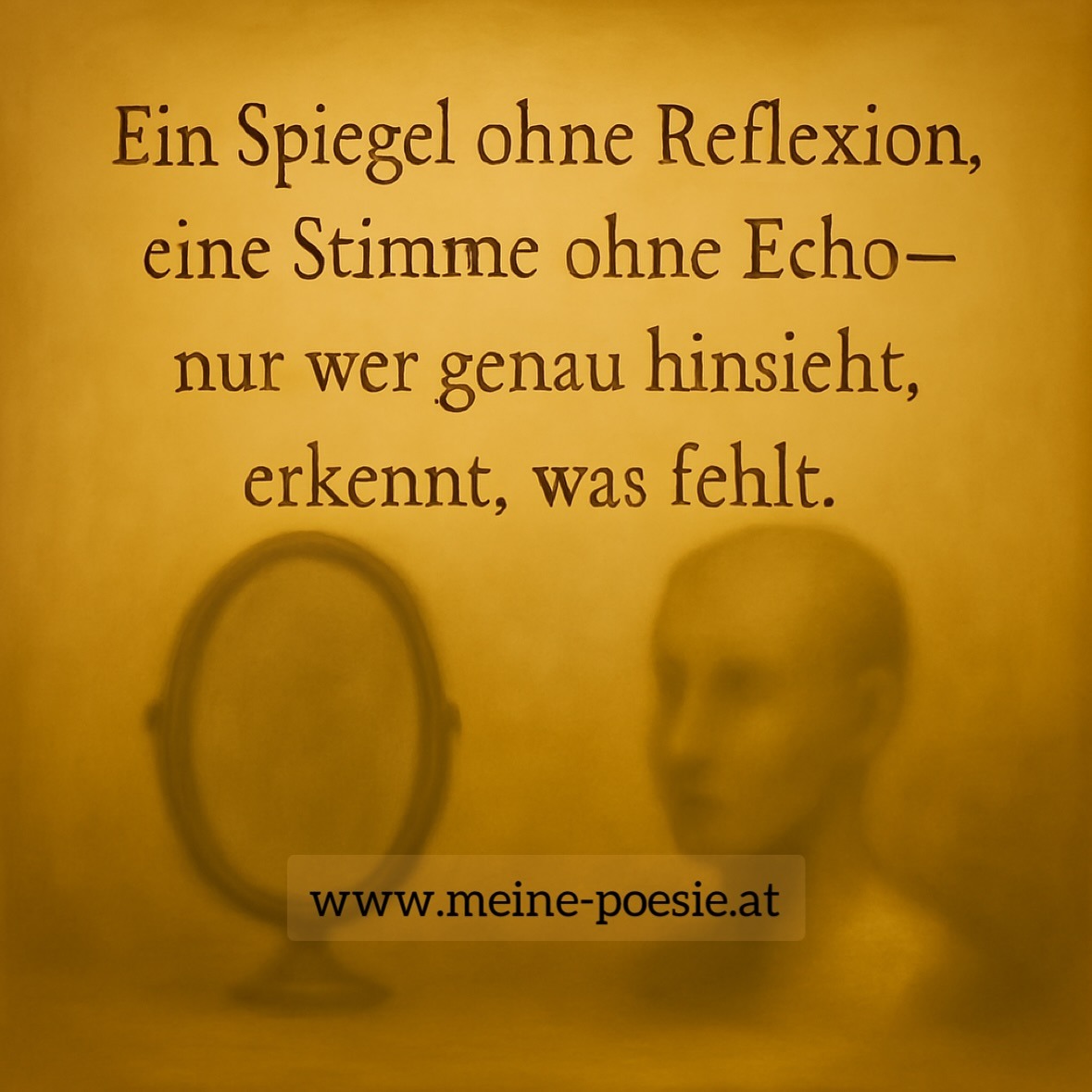Spiegel ohne Reflexion