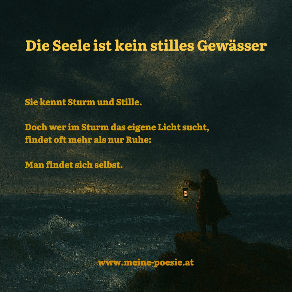 Die Seele ist kein stilles Gewässer
