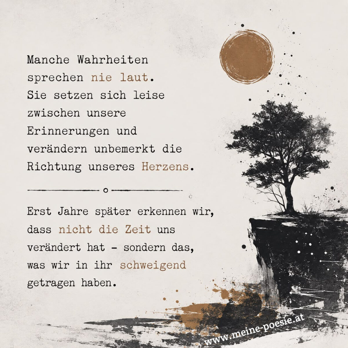Wahrheiten sprechen nie laut