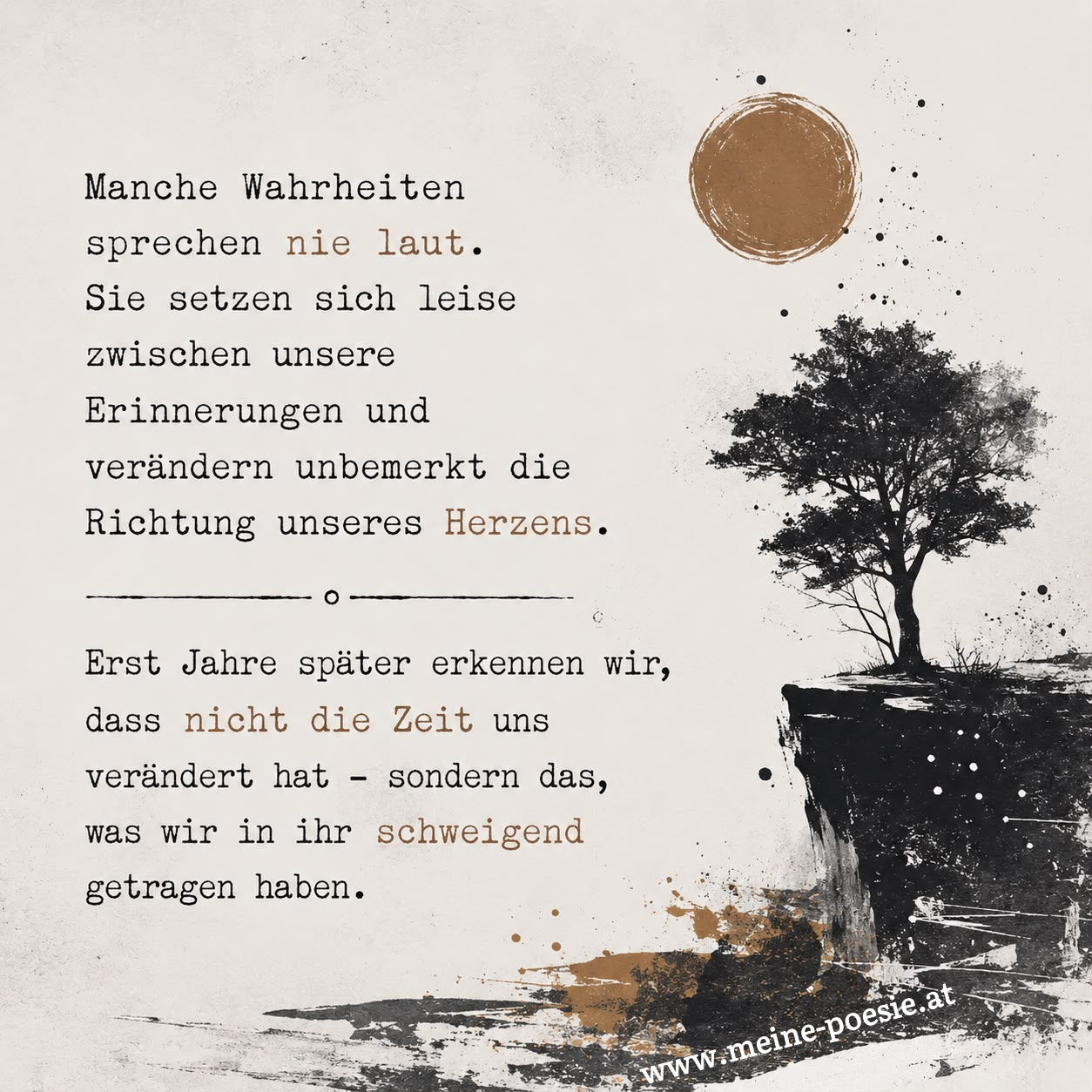 Wahrheiten sprechen nie laut